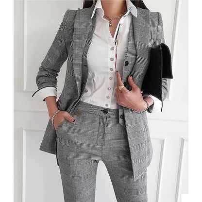 3-Piece Blazer, Vest, and Straight Leg Single Breasted Suit